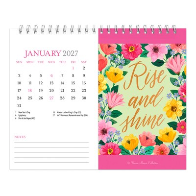 2027 BrownTrout Bonnie Marcus 7.5" x 6" Monthly Wall Calendar, Assorted Colors (9798330713059)