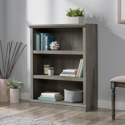 Sauder Select 44H 3-Shelf Bookcase, Mystic Oak (426426)