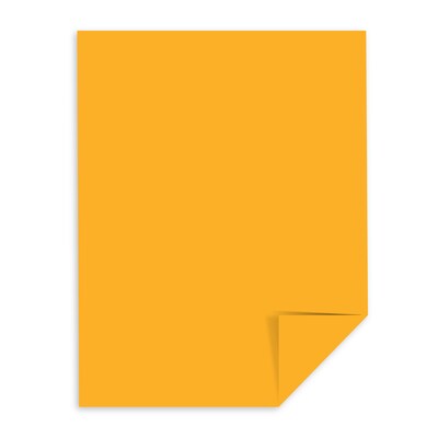 Astrobrights 65 lb. Cardstock Paper, 8.5" x 11", Galaxy Gold, 250 Sheets/Ream, 8/Ream (WAU22771CT)