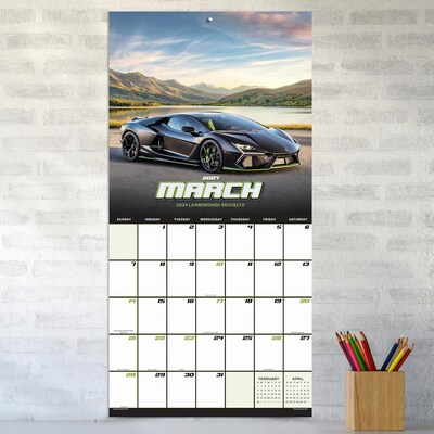 2027 TF Publishing Dream Cars 12" x 12" Monthly Wall Calendar (27-1008)