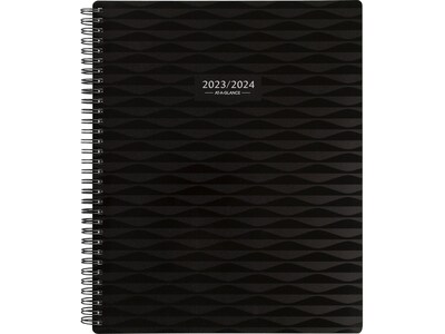 2023-2024 AT-A-GLANCE Elevation 8.5 x 11 Academic Weekly & Monthly Planner, Black (75-959P-05-24)