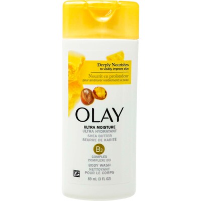 Olay Ultra Moisture Shea Butter Body Wash, 3 oz Bottle, 12 Bottles/Dispensit Box, 12 Dispensit Boxes