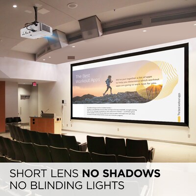 ViewSonic Luminous Superior HDMI/USB/Composite Laser Business Projector, White (LS921WU)