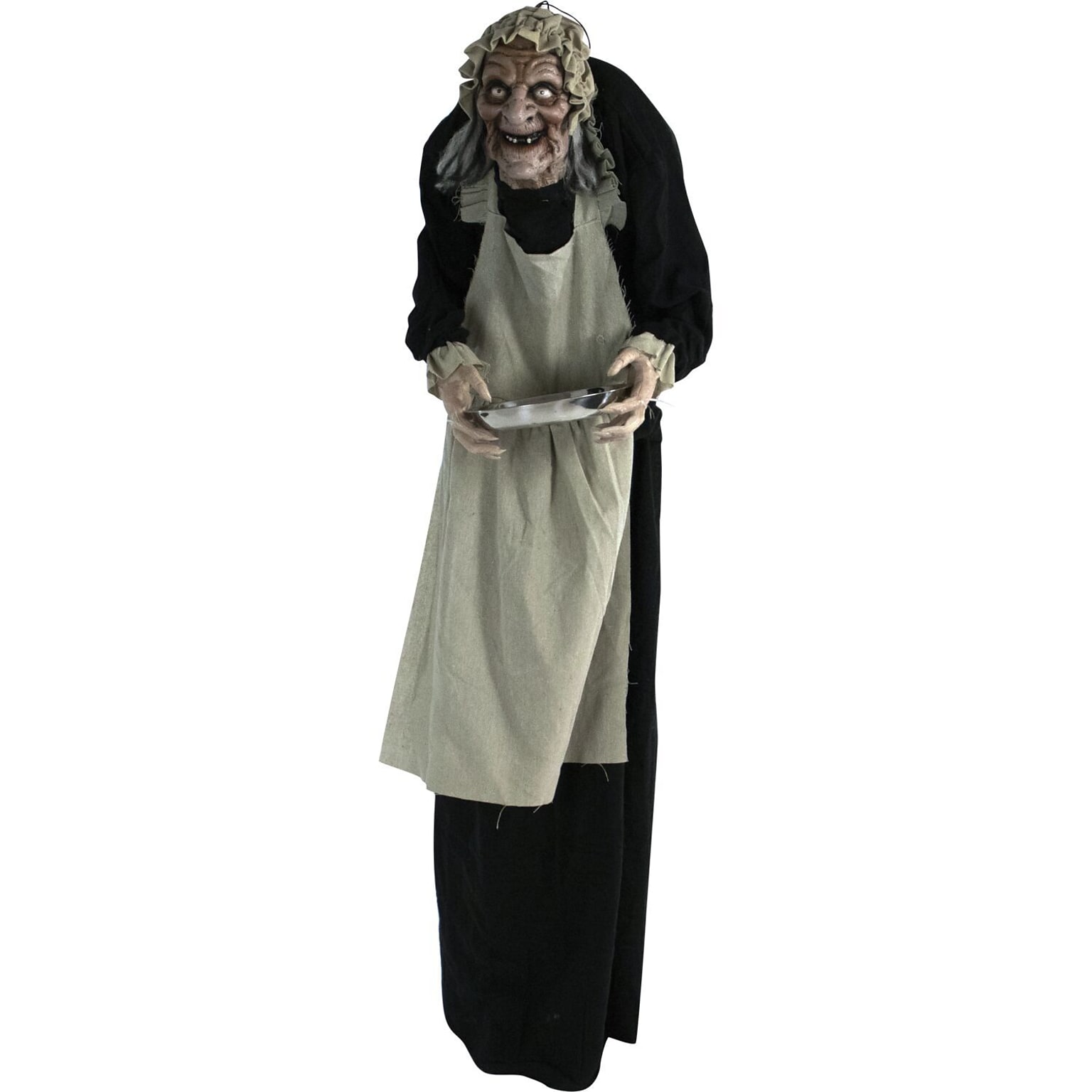 Haunted Hill Farm Life-Size Animatronic Zombie Maid (HHLADY-4FLSA)