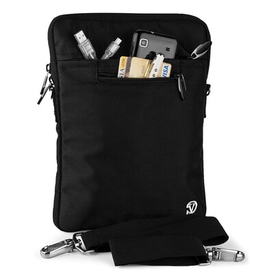 Vangoddy Hydei 10" Protector Case with Shoulder Strap (Black/Black)