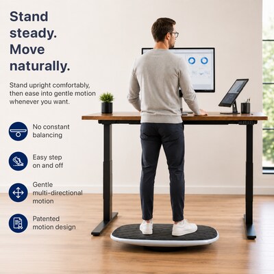 Uncaged Ergonomics Balance Board, Black (BSE-M)