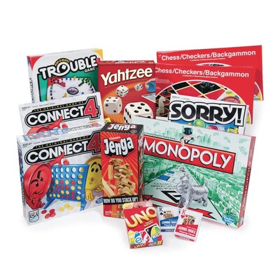 S&S All Time Favorite Board Games, 12/Pack (W10737)