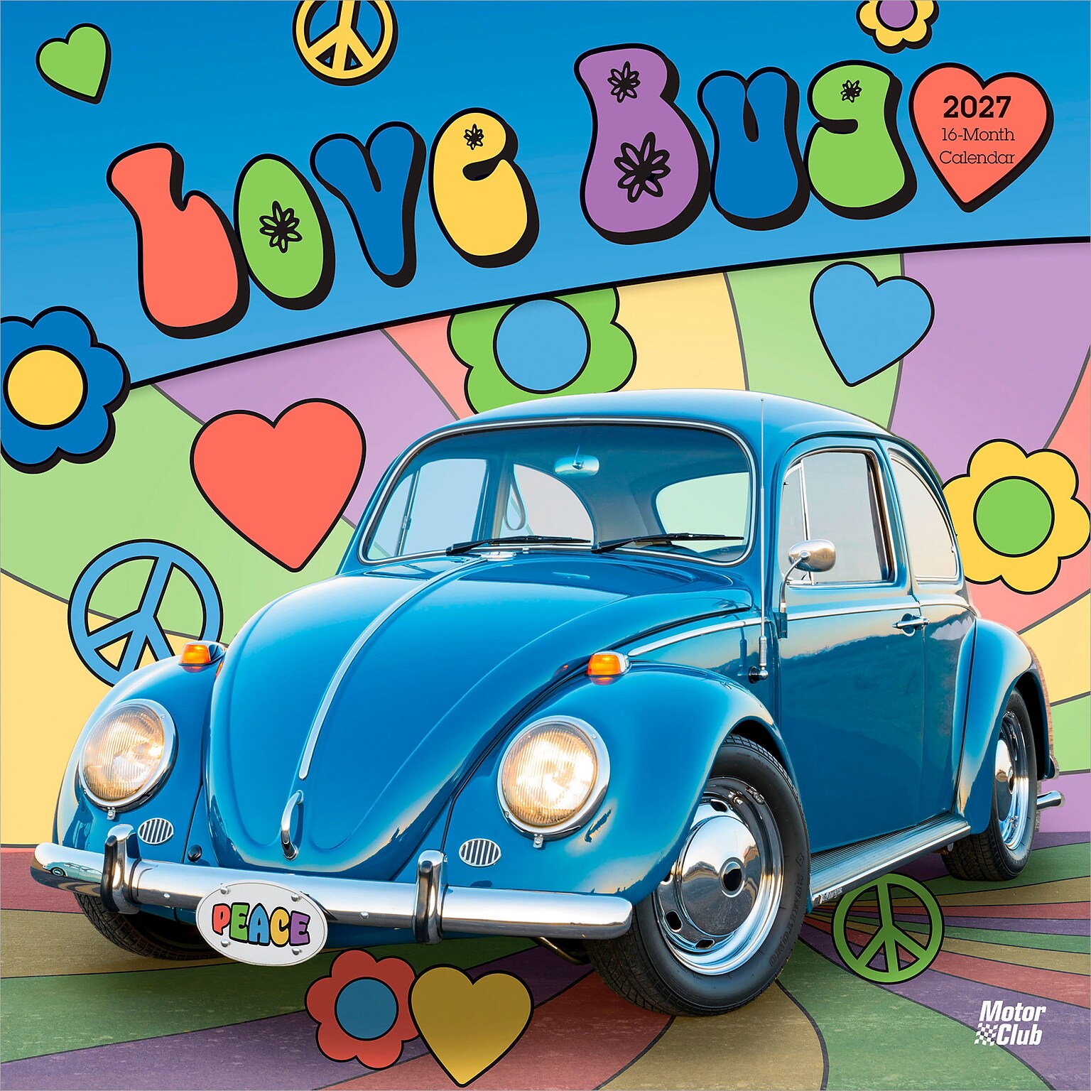 2027 BrownTrout Love Bug 12 x 12 Monthly Wall Calendar (9798330711222)