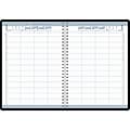 2024 House of Doolittle 8.5 x 11 Daily 8-Person Group Practice Planner, Black (281-02-24)