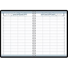 2024 House of Doolittle 8.5 x 11 Daily 8-Person Group Practice Planner, Black (281-02-24)