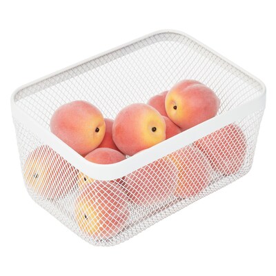 iDesign Steel Organizer, Matte White (25958)
