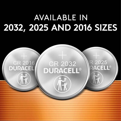 Duracell 2025 Lithium Battery, 3V (DURDL2025BPK)