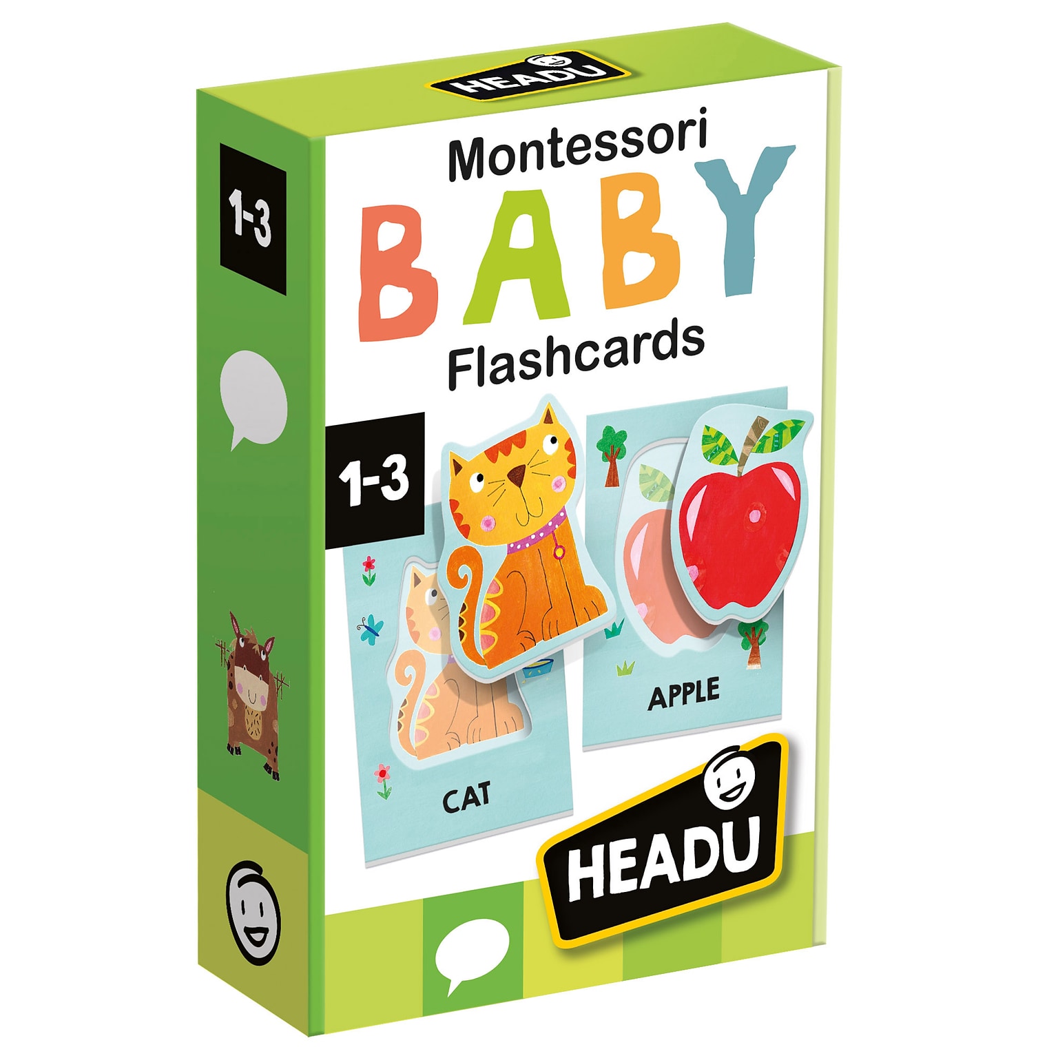 Headu Montessori Baby Flash Cards, 24/Set (HDUEN22700)
