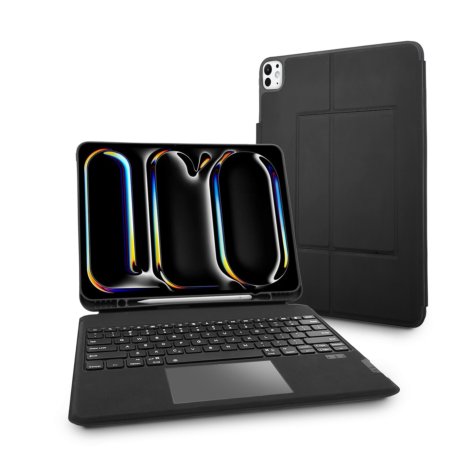 CODi PU Leather 13 Bluetooth Keyboard Folio Case for iPad Pro 6th Generation, Black (C30708530)