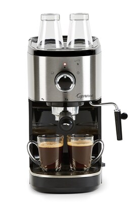 Capresso 2-Cups Pump/Automatic Espresso Machine, Silver (120.05)