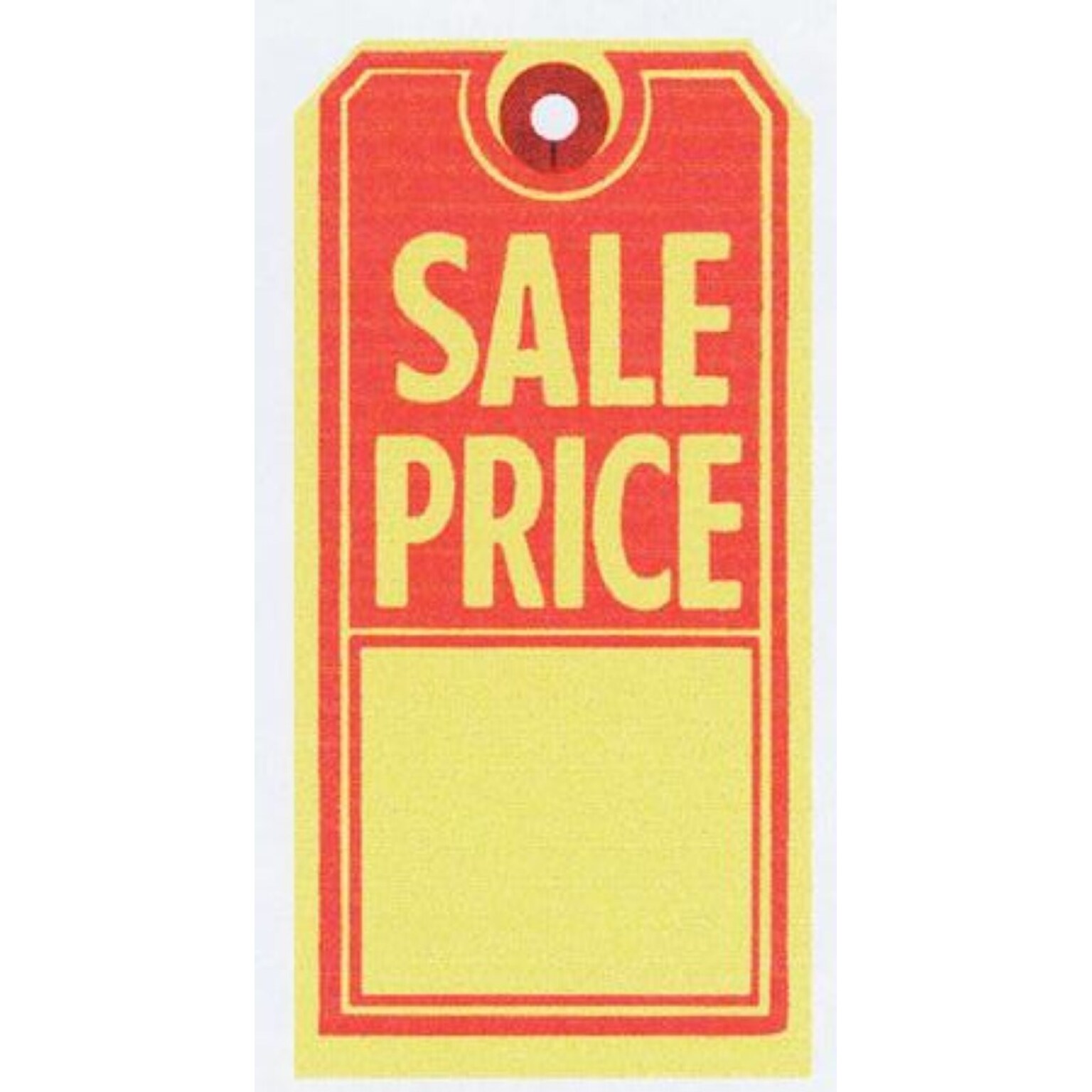 Nahanco 4.75 Sale Price Tag, Red/Yellow, 1000/Box (SALE)