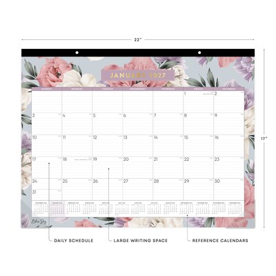 2027 Blue Sky Tula 22 x 17 Monthly Desk Pad Calendar (144086-27)