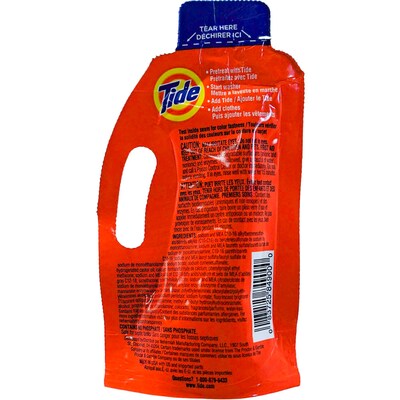 Tide Original Scent Travel Pack Single Load, 16 Packs/Traypack, 6 Traypacks/Carton