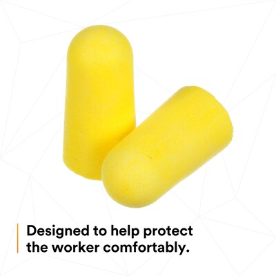 3M E-A-R TaperFit Uncorded Earplugs, 32 dB, Yellow, 200/Box (312-1219)