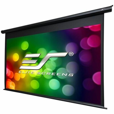 Elite Screens Spectrum Series 84" Electric Wall/Ceiling Projector Screen, Matte White, 16:9 (ELECTRIC84H2)