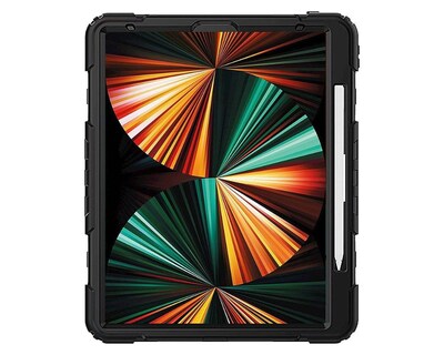 SaharaCase Defense Series Case for Apple iPad Pro 12.9" (4th, 5th, and 6th Gen 2020-2022), Black (TB00037)