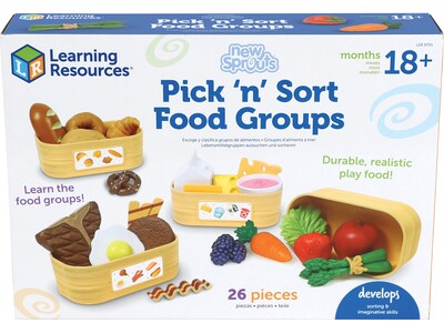 Learning Resources New Sprouts Pick 'n' Sort Food Groups Toy Set (LER9755)