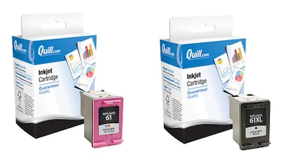 Quill Brand® Remanufactured Black High Yield/Tri-Color Standard Yield Ink Cartridge Replacement for