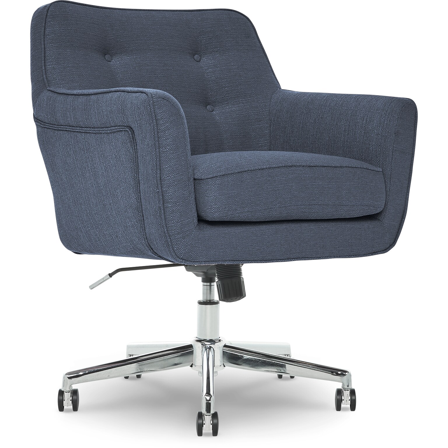 Serta Style Ashland Fabric Swivel Computer and Desk Chair, Blue (47140A)