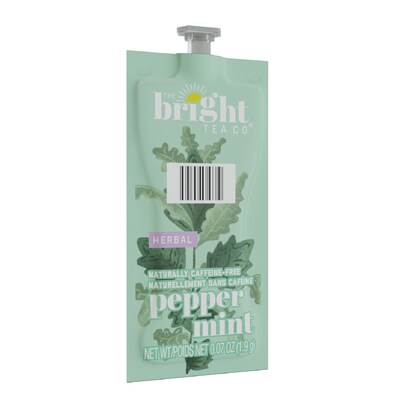 The Bright Tea Co. Peppermint Tea, Flavia Freshpacks, 100/Carton (MDRB505)