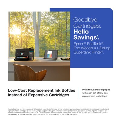 Epson EcoTank ET-4950 Wireless All-in-One Color Supertank Printer, Black (C11CL40201)