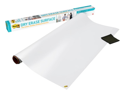 Post-it® Super Sticky Dry Erase Surface, 3' x 4' (DEF4x3)