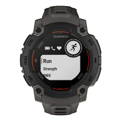Garmin Instinct E GPS Smartwatch, Black & Charcoal, 45mm (GRM0293300)