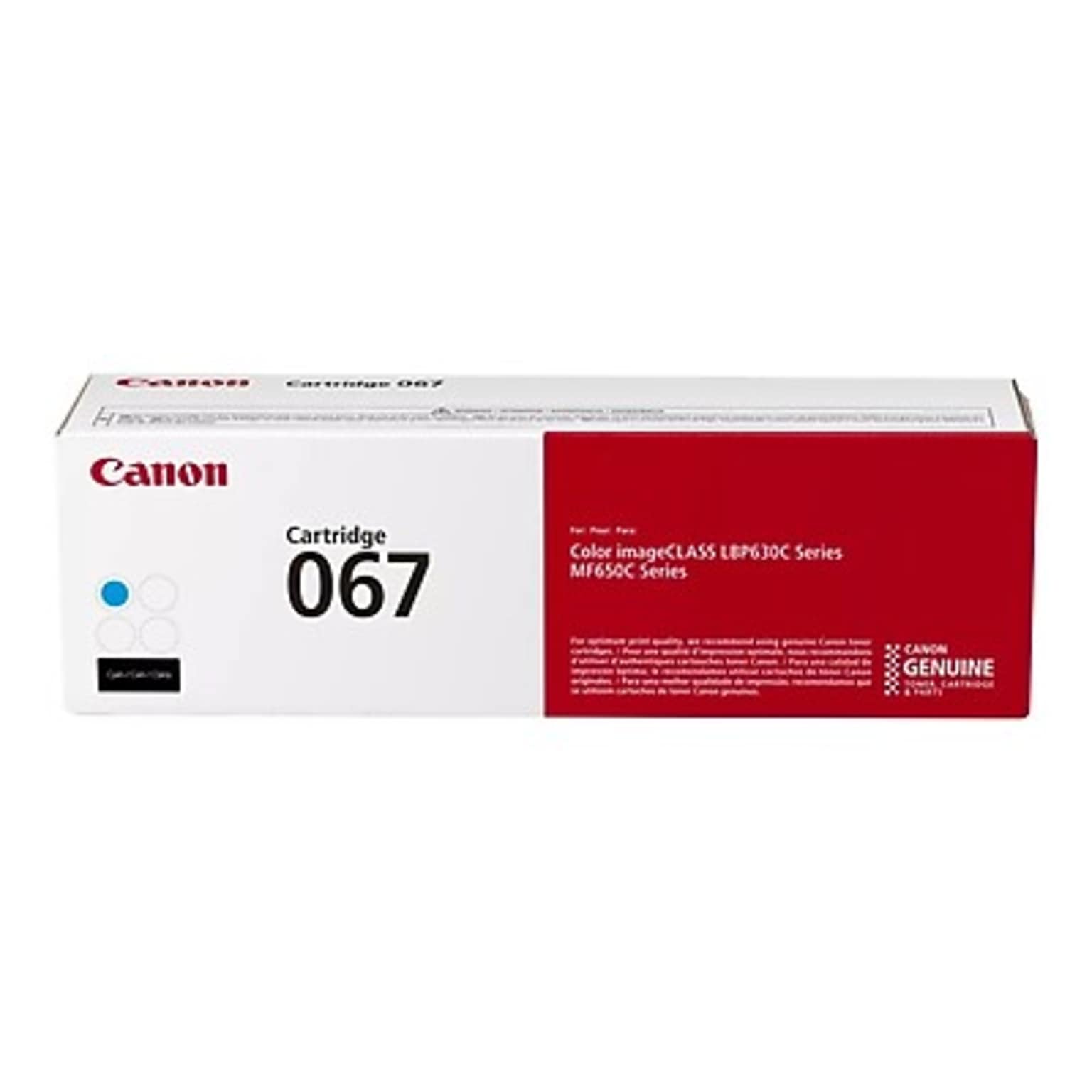 Canon 067 Cyan Standard Yield Toner Cartridge (5101C001)