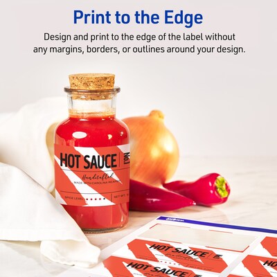 Avery Laser/Inkjet Multipurpose Labels with Sure Feed, 2" x 3", White, 200 Labels/Box (5619)