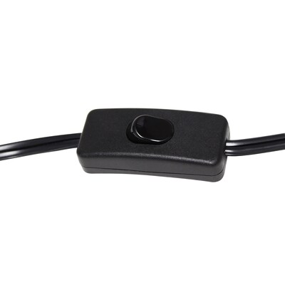 Elegant Designs LED Desk Lamp, 19", Matte Black Metal (LD1060-BLK-LB)