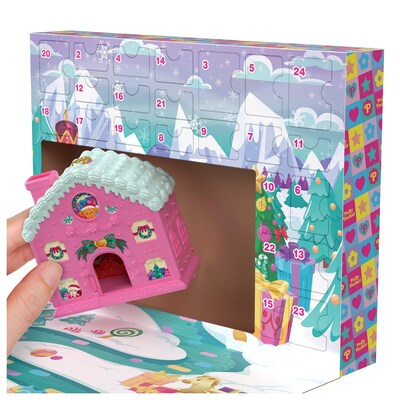 Mattel Polly Pocket Advent Calendar, Multicolored (JMP32)
