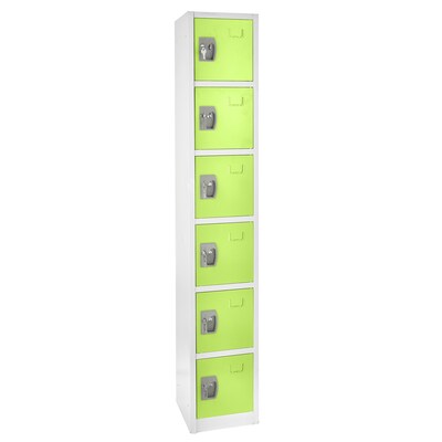 AdirOffice 72 6-Tier Green Storage Locker (629-206-GRN)