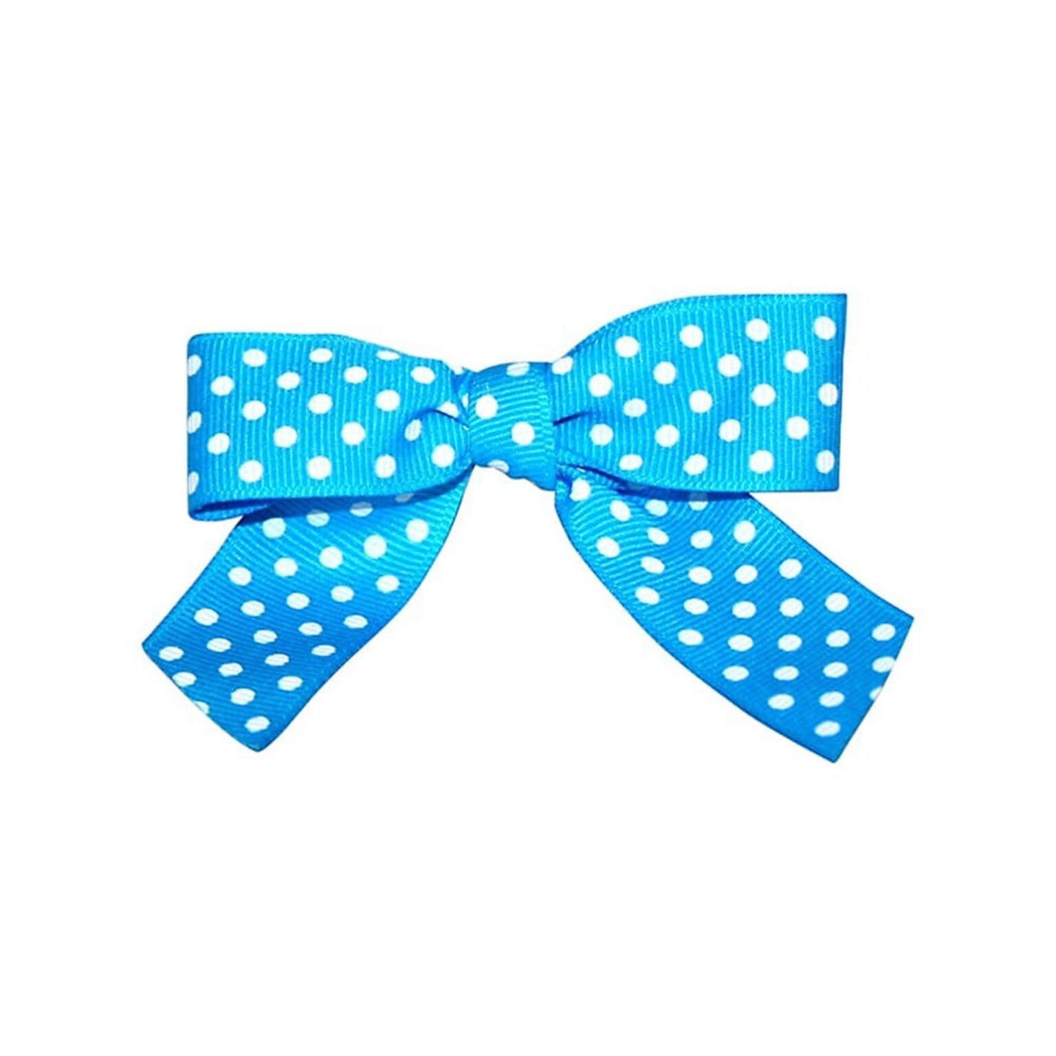JAM Paper Grosgrain Bows, Turquoise/White, 100/Pack (52640349343)