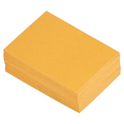 JAM Paper #4 Kraft Coin Envelope, 3" x 4 1/2", Brown Kraft, 100/Pack (356731206B)