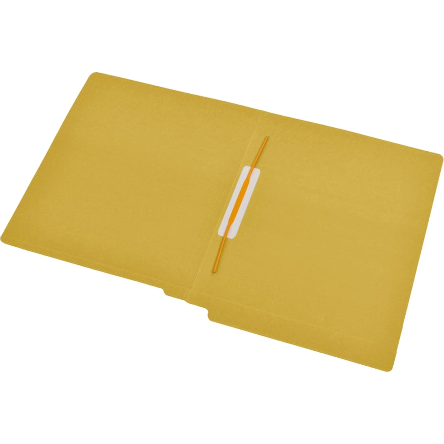 Medical Arts Press Reinforced End Tab File Folder, Straight Cut, Letter-Size, Yellow, 50/Box (S-09168-YLW)