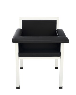 Viva Comfort Antimicrobial Phlebotomy Blood Drawing Chair, 350 lbs. Capacity, Black (ADI997-02-BLK-MK)