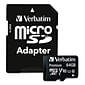 Verbatim Premium 64GB microSDXC Memory Card with Adapter, Class 10, UHS-I, V10 (44084)