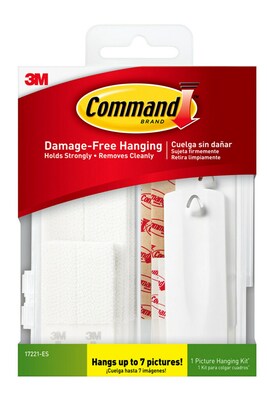 Command Assorted Hanging Kit, White, 24/Pack (17221-ES)