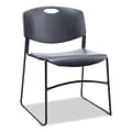 Alera® Resin Office Stacking Chair, Black, 4/Carton (ALECA671)
