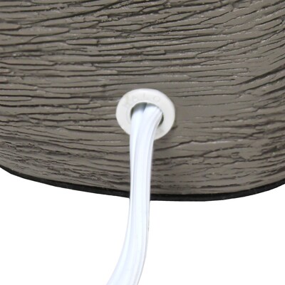 Simple Designs Bedrock Ceramic Table Lamp (LT1115-BWN)