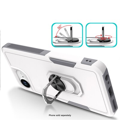 SaharaCase Raider Series Phone Case for iPhone 16e, Shock Absorbing, Fossil White (CP00817)