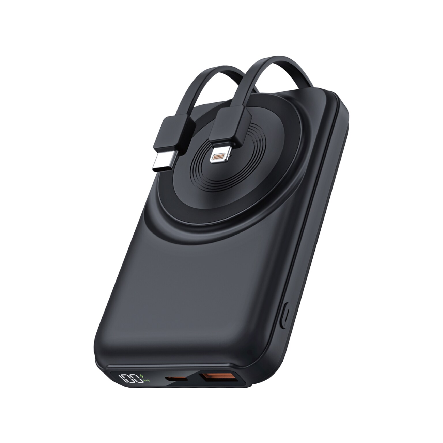 Centon Magnetic Wireless USB Type-C Power Bank, Black (OB-MSPBC2)