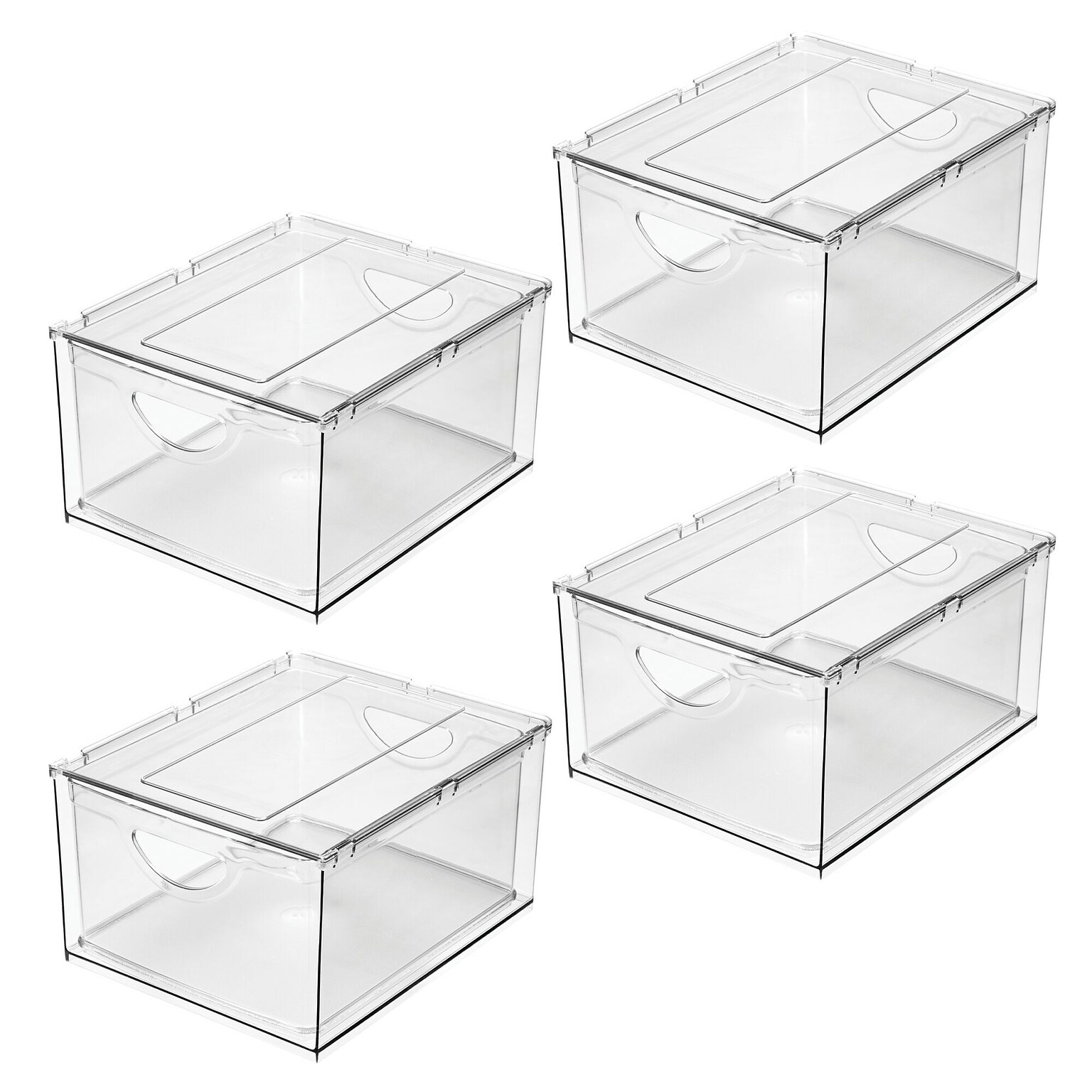 iDESIGN Drawers, Clear, 4/Set (27841M4)
