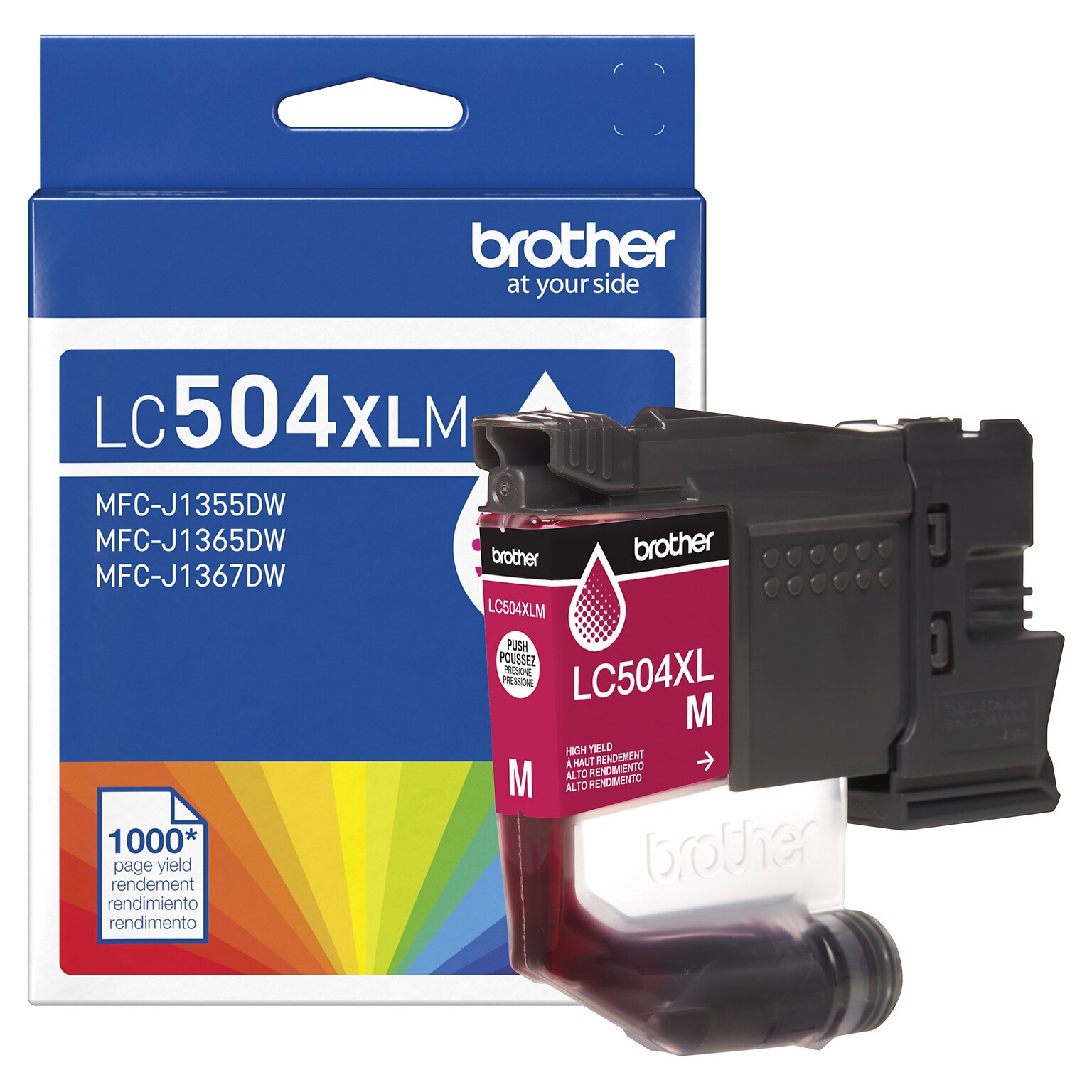 Brother LC504XL Magenta High Yield Ink Cartridge (LC504XLMS)