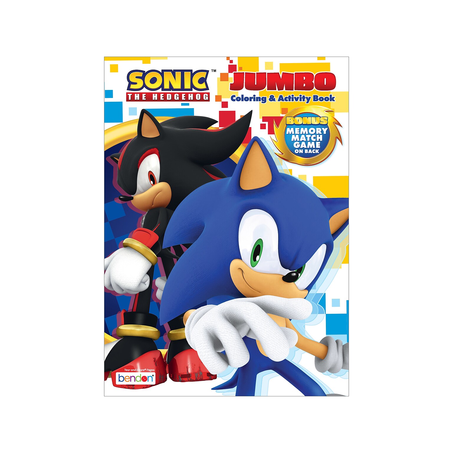 bendon Sonic Jumbo Coloring Book (61314)